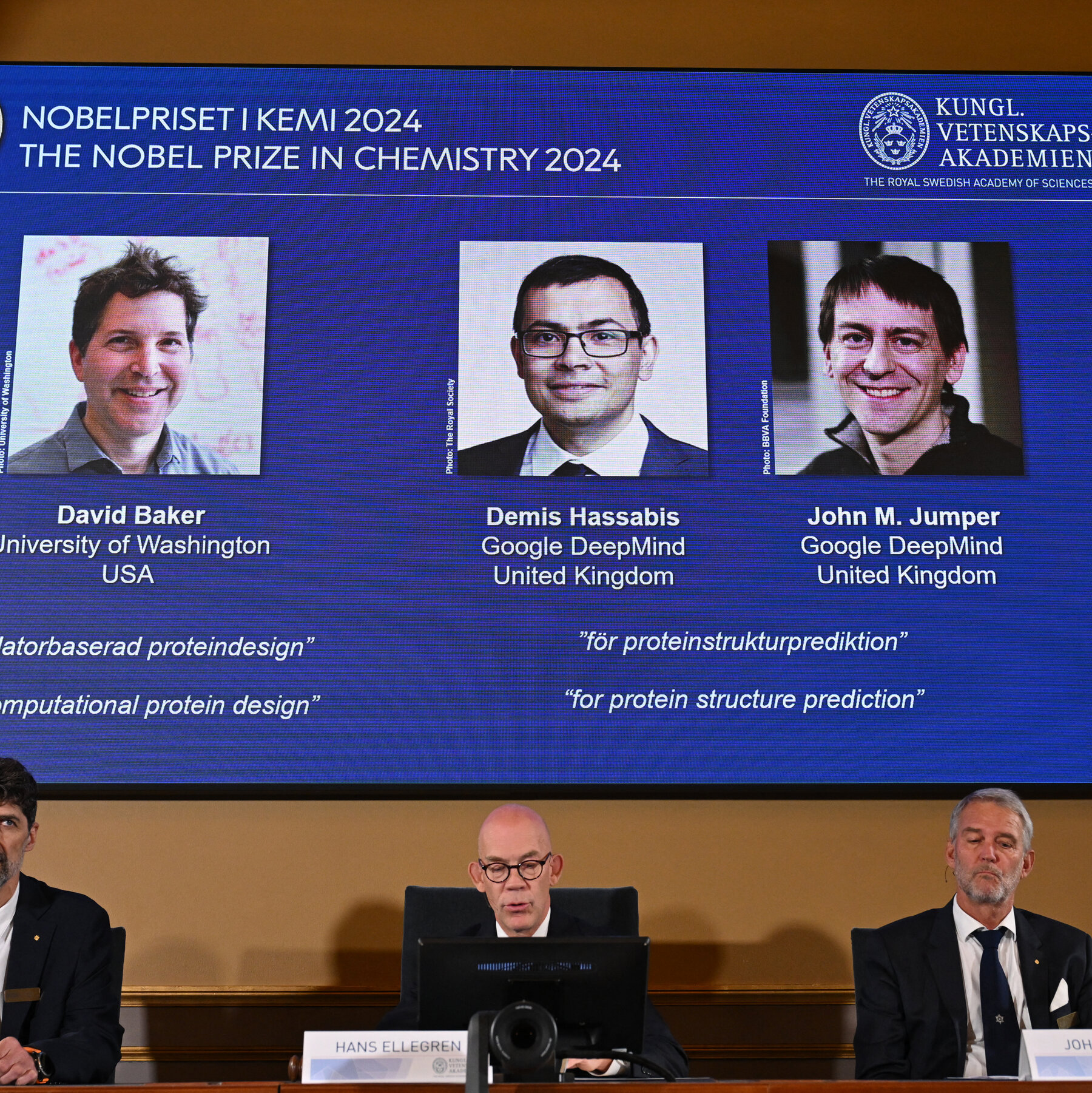 Nobel Prize in Chemistry Goes to 3 Scientists for Predicting and Creating Proteins