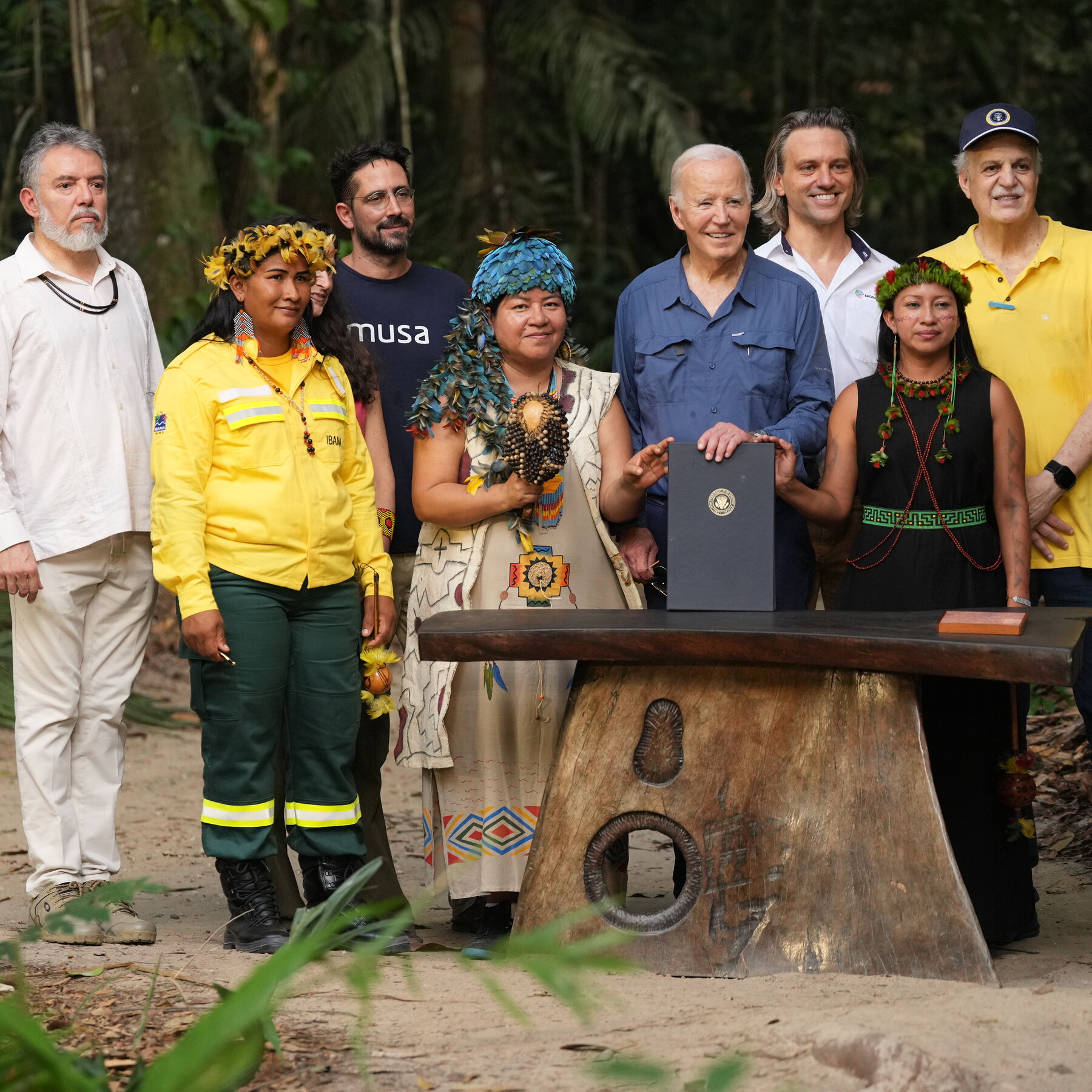 Biden Visits Amazon, Vowing Help to Fight Climate Change