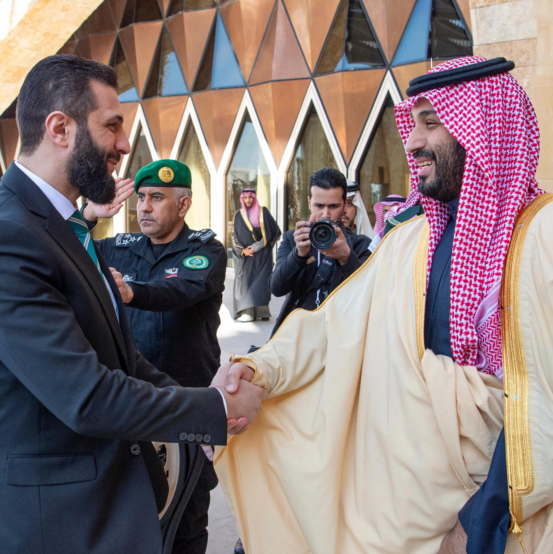 Ahmed al-Shara, Syria’s New Interim President, Travels to Saudi Arabia